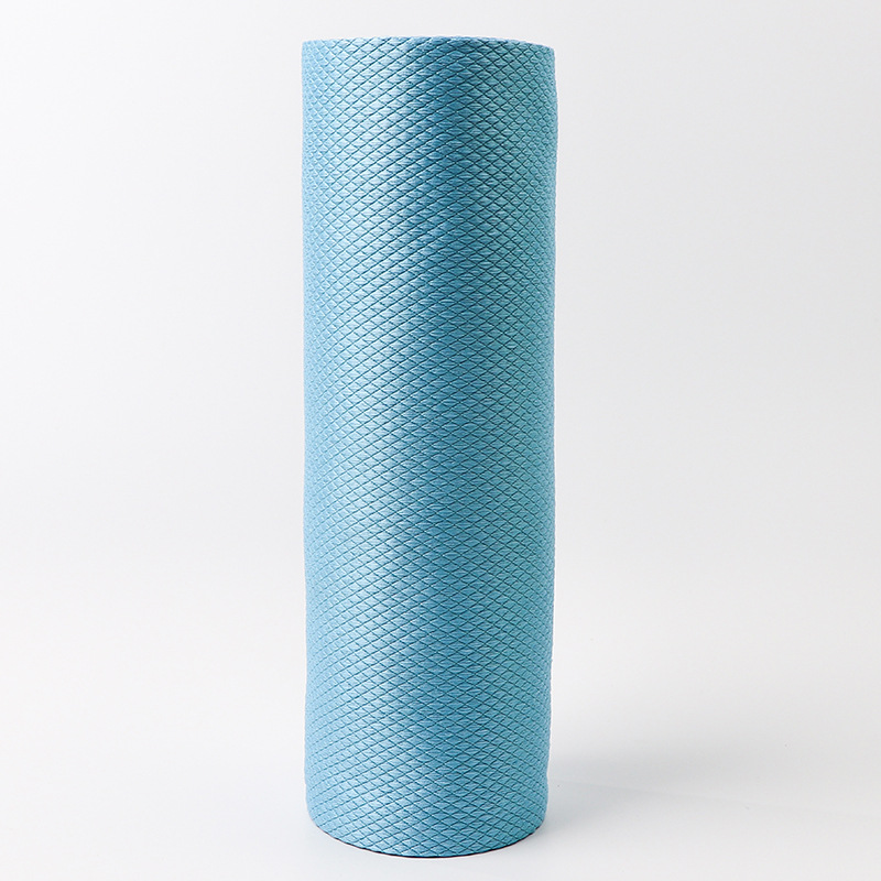 Blue (hand-torn rag)