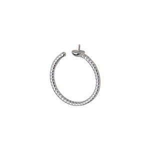 Anillo Sencillo de Plata S925 con Abertura en Forma de Espiral, Accesorios de Joyería DIY para Perlas, Bandeja Vacía 96 - Product Image 5