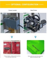 Machine d'emballage automatique haute productivité pour sachets de sauce chili, pâtes de tomate, miel et huile, avec remplissage et scellage