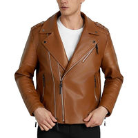 Veste en cuir d'agneau véritable de qualité supérieure pour hommes, nouvelle arrivée, col montant, respirante, écologique, épaisse, chaude, manteau d'hiver