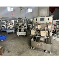 Petite machine électrique automatique de remplissage, de scellage et d'emballage de sachets en plastique pour aliments et boissons, haute précision, pour tofu soyeux