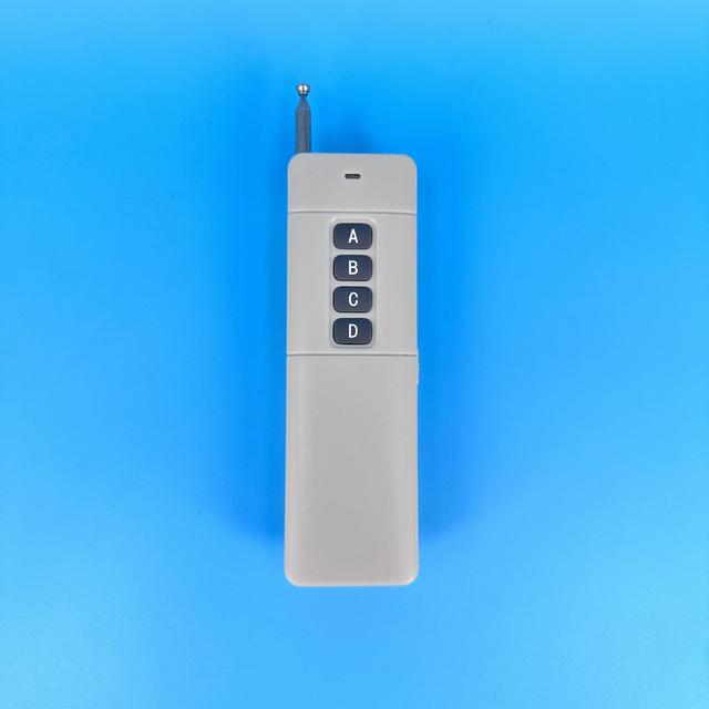 High-Power Wireless Remote Control, 3000 Meters, 4-Button Remote Control, 315M / 433M Wireless Remote Control
