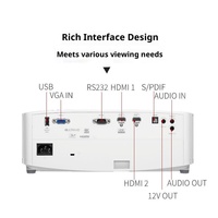 Projecteur de cinéma maison Optoma UHD50X DLP 4K UHD avec 3400 lumens, compatible 3D pour un son stéréo 2.0
