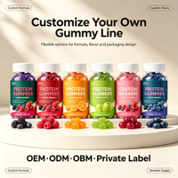 Gummies Protéinés SYC BIO aux Baies Mixtes pour Adultes, Nutrition Naturelle Premium, Complément Alimentaire Quotidien, 60 Unités, 180g, Marque Privée OEM ODM