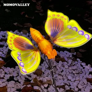 Причудливая светодиодная Декоративная гирлянда-бабочка украшает Дворовые деревья, волшебную страну чудес для вечеринки и свадьбы