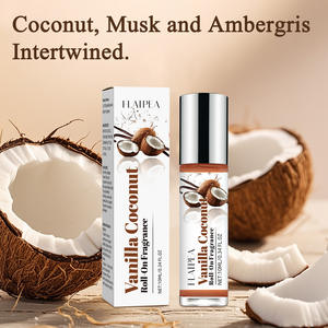 Eau de parfum parfumée à la vanille et à la noix de coco, sans alcool, perles lisses, parfum corporel portable - Product Image 2