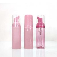 Bouteille en plastique cylindrique personnalisée pour mousse, 40ml 50ml 60ml 80ml 100ml, pour nettoyant visage, emballage de soins de la peau, impression sérigraphique