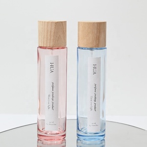 Botella de Perfume de Vidrio de Lujo China, Redonda, de 30ml, 50ml, 100ml, Negra y Rosa, con Pulverizador de Niebla Fina - Product Image 6