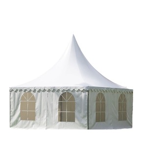 Tente Pagode pour Fête de Mariage 6x6m, Structure en Alliage d'Aluminium, Tissu Oxford Imperméable, Ouverture Rapide, Utilisation Extérieure Quatre Saisons - Product Image 5