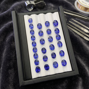 Lote de Piedras Preciosas de Zafiro Ovaladas Creadas en Laboratorio de FF Jewellers |   Aplicación de tercera parte para la evaluación de color y efecto de fuego tratados térmicamente - Product Image 6