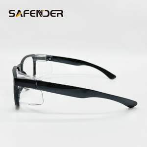 ANSI แว่นตานิรภัยแนว Z87.1ในการทำงานปรับแขนข้างได้แว่นตาป้องกันการเกิดฝ้า - Product Image 4