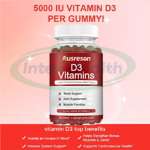 Ausreson OEM Etiqueta Privada niños multivitaminas gomitas C vitamina <span class=keywords><strong>K</strong></span> B12 suplementos vitaminas D3 suplemento para niños - Product Image 4