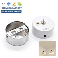 Plaque de couverture de plafond en métal, abat-jour rond pour luminaire suspendu