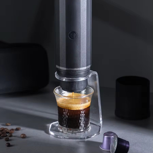 <span class=keywords><strong>Cafetera</strong></span> Espresso Portátil ZeroHero Heropresso Mini, 15 Bares, Eléctrica y con Batería USB <span class=keywords><strong>para</strong></span> Uso en Auto, Hogar y Hotel - Product Image 1
