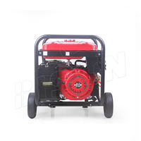Générateur d'essence à démarrage électrique portable BISON (CHINE) 5KW 6KW 7KW 8KW 9KW 10KW triphasé pour le camping et l'usage domestique