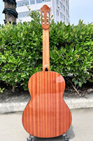 Aiersi Brand Hot Selling 39 Inch Solid Cedar Top Nylon String Low Budget Gloss Finishing Classical Guitar for Sale