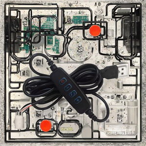Cáp <span class=keywords><strong>USB</strong></span> Với <span class=keywords><strong>Mini</strong></span> Cảm Ứng Mờ Cảm Biến Nhanh Chóng 3A Sạc Bện Che Chắn LED On Off Chuyển Đổi Tinh Khiết Vật Liệu Đồng DC Cung Cấp - Product Image 4