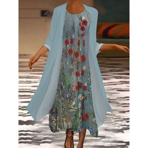 Casual Cardigan Slim 3/4 Sleeve Women's 2 Pieces <b>Set</b> Clothing Fashion - Product Image 5