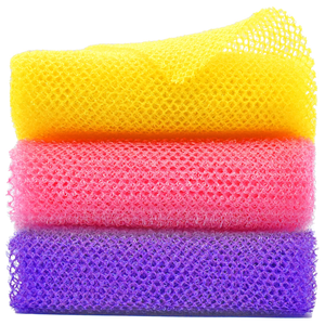 Custom Logo African Bath Sponge Long Net Exfoliating Shower Body Scrubber Back Skin Smoother Net Bath Brushes Sponges Scrubbers - Product Image 1