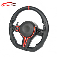 Volant sport en cuir pour BMW Série 5 3 F10 F30 E70 E71 E90 F15 F20 F21 F31 F32 F07 F12 Accessoires de voiture modifiés