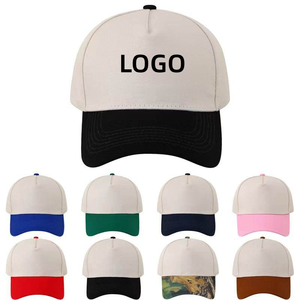 Toptan Yüksek Kaliteli İki Renkli Sportif Unisex Beyzbol Şapkası Organik 3D İşlemeli Logo Özel 5 Panel Boş Çerçeveli Beyzbol Şapkası - Product Image 1