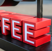 Lettres en acier inoxydable 3D LED, enseignes lumineuses personnalisées pour les devantures de magasins, restaurants, hôpitaux, entreprises - IP65