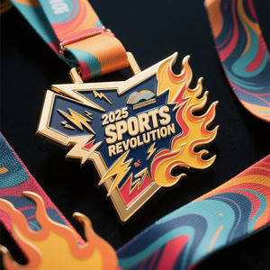 Conquistatore Challenge runner medaglie personalizzate 1 ° 2 ° posto oro argento bronzo metallo antico Design personalizzato per la pallavolo - Product Image 5