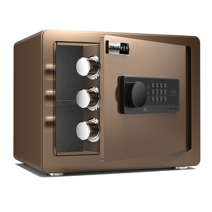Portable Biometric Home Safe <b>Box</b> on Sale Smart Electronic Digital <b>Lock</b> Fireproof Metal Fingerprint Safe - Product Image 3