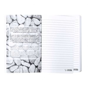 Custom <b>A5</b> Soft Paper Eco Friendly Offset Printed Sewing Bound Notebook Journal Inner Sheets Made Stone Extracts for Office - Product Image 5