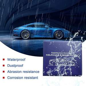 Portadocumentos <span class=keywords><strong>de</strong></span> <span class=keywords><strong>Coche</strong></span> Plegable <span class=keywords><strong>de</strong></span> PVC Resistente al Agua Personalizado con Archivador Automático y Cartera para Papeles del Vehículo - Product Image 5