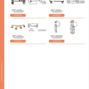Cerradura de puerta universal ECH de acero inoxidable - Product Image 3