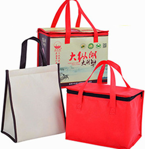 Custom Logo Waterproof small Insulated Thermal Food Box Delivery picnic Cooler Bag