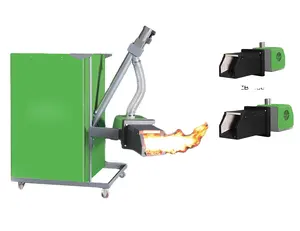 Hot Sale Biomass Wood Pellet Burner Supply The Heating With Automatic Settings