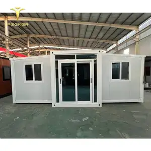Sandwich Panel 20ft Size Long Life Span Patented Extended Prefab Container House