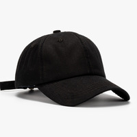 Casquette de baseball personnalisée à 6 panneaux non structurée de haute qualité avec broderie, casquette ajustée brodée pour papa