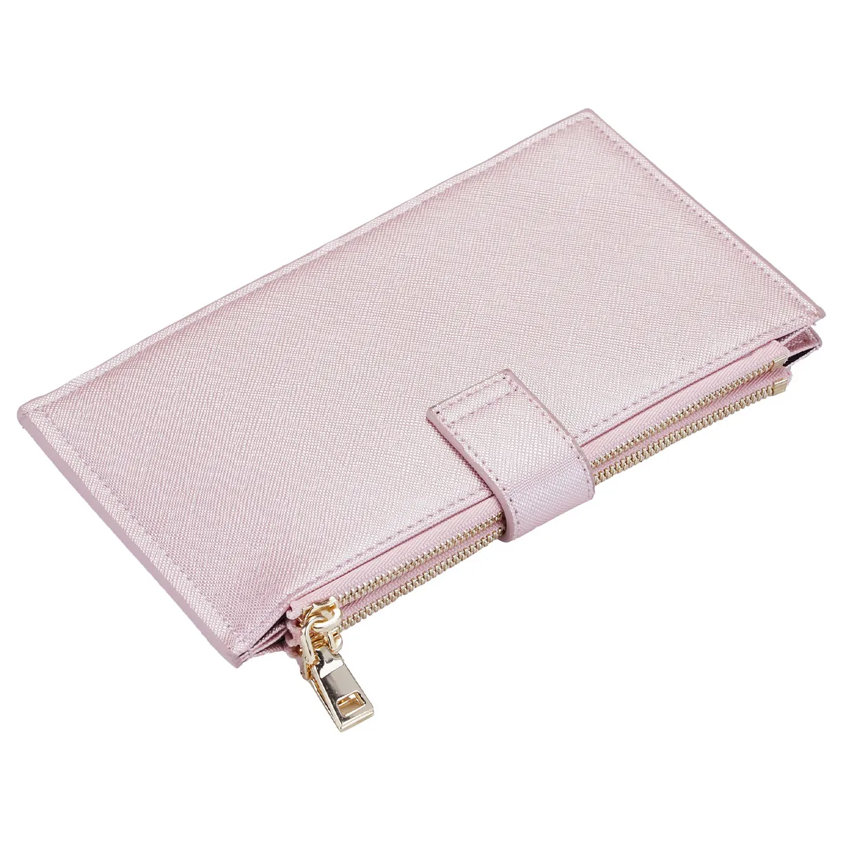 New Design Ladies Credit Card Wallet Rfid Blocking Multi Card Holder Double Zipper Many Departments Women Wallet