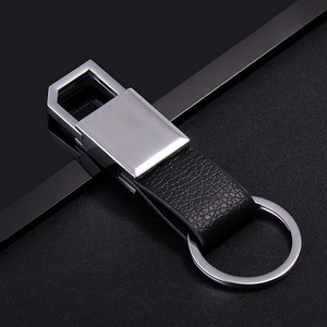 Wholesale Promotional Luxury PU Leather Carabiner <b>Keychain</b> Customizable Eco-Friendly High Quality Durable - Product Image 2