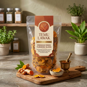 Extracto de Temulawak en Polvo Estandarizado, Material de Raíz de Curcuma Xanthorrhiza, Grado Premium, Suministro Crudo para Fabricantes de Productos de Bienestar - Product Image 4