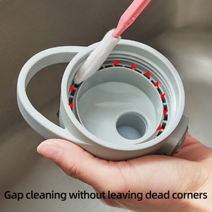 New Kettle Cleaning Brushes Long Handle Kitchen Wash Cup Brush Portable Narrow <b>Gap</b> Cleaning Brush Household Cleaning Tools - Product Image 6