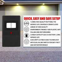 Remote Control Pintu Garasi 2 Tombol 310MHz 8 Dip Switch Pembuka Gerbang Transmitter Cocok untuk Model DTA DTD DTC DNT00002A