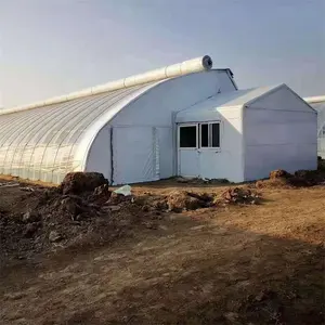 Greenhouse Thermal Insulation Curtain Heating System Energy Solar Passive Greenhouse With Clay Back Wall