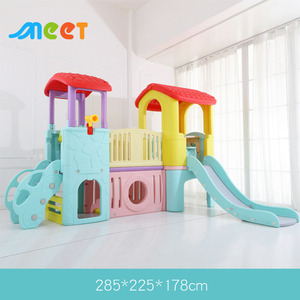 MT-MHT001 Toboggan multifonctionnel pour enfants avec panier de basket et fonctions d'escalade - Product Image 3