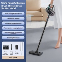 Aspirateur à poils d'animaux pour maisons multi-animaux, aspirateur à main sans fil avec réservoir de poussière de 1L et écran LED intelligent