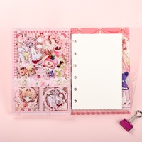 Cuaderno Acrílico con Diseño de Dibujos Animados Originales, A7, Hojas Sueltas, Estilo Japonés y Coreano, Varios Diseños de Fragancias, Lindo y Adorable