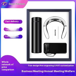 2025 Corporate <strong>Gift</strong> Ideas Customizable Business Logo 3-in-1 Vacuum Flask Neck Massager Capsule <strong>Umbrella</strong> Luxury Wedding <strong>Gift</strong> <strong>Set</strong> - Product Image 5