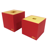 Fabrication de boîte cadeau pliante personnalisée emballage cosmétique de parfum en papier de carton boîte cadeau plate de luxe rectangulaire