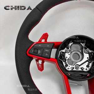 <span class=keywords><strong>Volante</strong></span> de Cuero Personalizado de Alta Calidad para <span class=keywords><strong>Audi</strong></span> Tt R8 Rs5 Rs6 Rs7 Rs3 Rs4 Rs5 A3 A6 S4 S5 A6 C7 <span class=keywords><strong>A4</strong></span> B8 B9 - Product Image 4