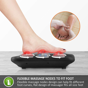 Foot Massager With Heat- Washable Cover Kneading Foot &amp; Back Massager, Heated Foot Warmer, Electric Feet Massager Machine - Product Image 2