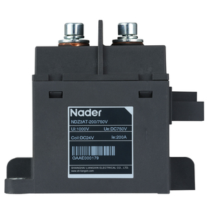NDZ3AT-200 คอนแทคเตอร์ไฟฟ้ากระแสตรงแรงดันสูงเฟสเดียว 1000V 200 แอมป์ แรงดันคอยล์ DC12V/24V กำลังตัด 20kA 1 ขั้ว - Product Image 3