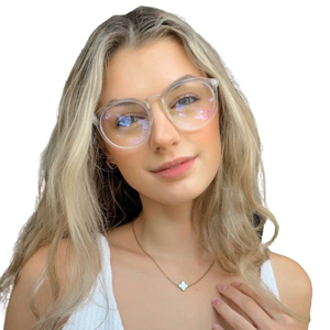 Mới thời trang sang trọng ý Thiết kế kính mắt Frames biểu tượng tùy chỉnh kính cổ điển cho phụ nữ người đàn ông ánh sáng màu xanh PC Kính mắt Frames - Product Image 1